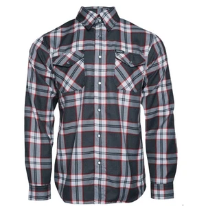 Dixxon Big Men's The Chains Flannel Shirt Black & White Plaid Size 4X 4XL New - Picture 1 of 7