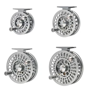 Mulinello da Pesca a Mosca in Alluminio Regolabile con Meccanismo Bobina a Sganc - Foto 1 di 27