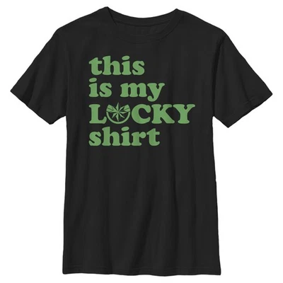 Boy's Marvel Captain Marvel St. Patrick's Day This Is My lucky Shirt T-Shirt - Image 1 of 2