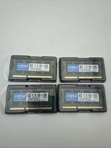 Crucial 32GB (4x8GB) DDR3L-1600 PC3L-12800 SODIMM 1.35V CL11 CT102464BF160B - Picture 1 of 2