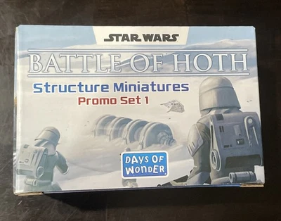 Star Wars Battle Of Hoth Board Game Structure Miniatures Promo Set 1 New - Image 1 of 3