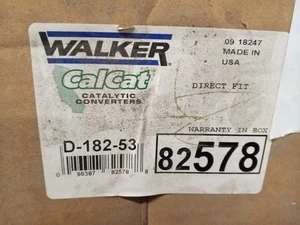 Convertidor catalítico de ajuste directo Walker Escape 82578 Cal Cat Carb - Imagen 1 de 1