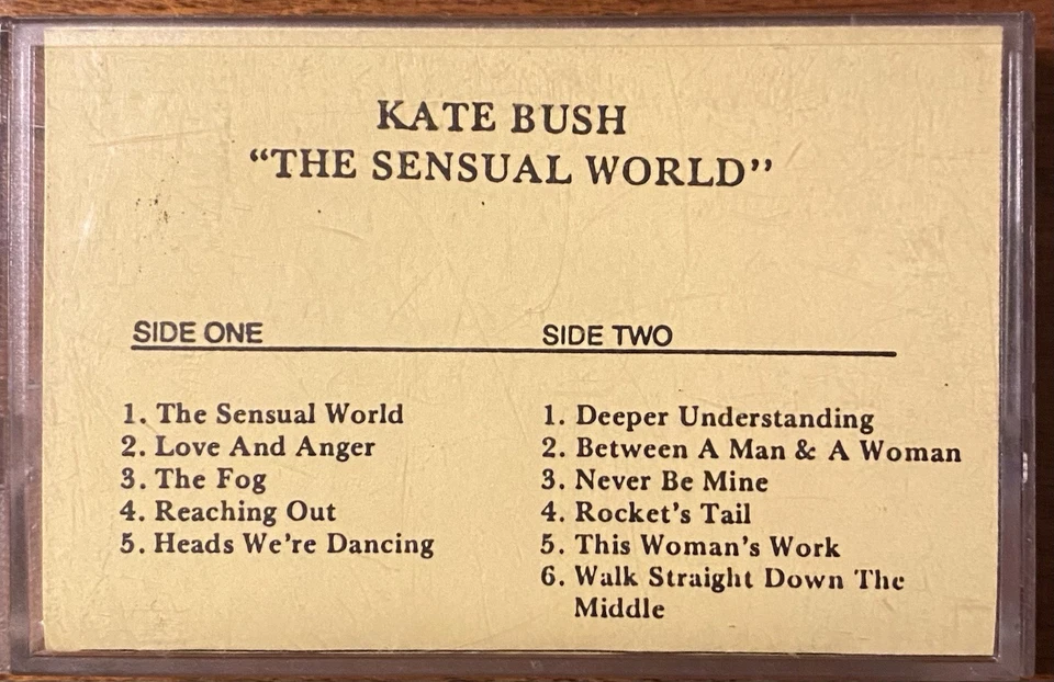 KATE BUSH The Sensual World 1989 US Columbia Advance PROMO Only CASSETTE - Image 1 of 3
