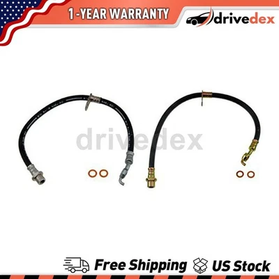 Pair Dorman - First Stop Brake Line Hose Fits 2001 2002 2003 Toyota Highlander - Image 1 of 4