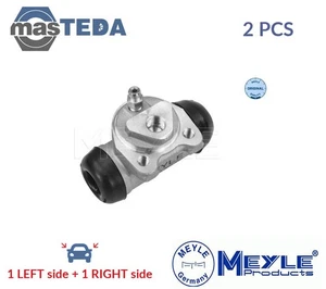 16-14 531 0013 DRUM WHEEL BRAKE CYLINDER PAIR REAR MEYLE 2PCS FOR RENAULT KANGOO - Picture 1 of 8