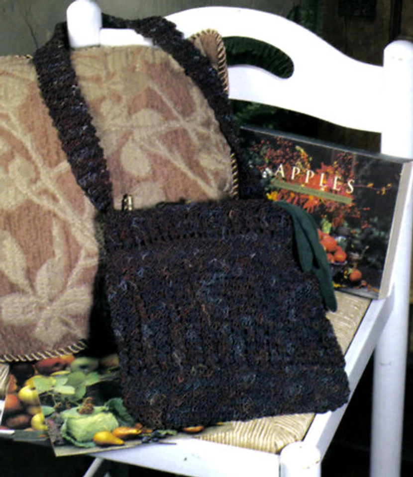 HANDY All-Around Purse/Tote/Bag/Crochet Pattern INSTRUCTIONS ONLY - Image 1 of 1