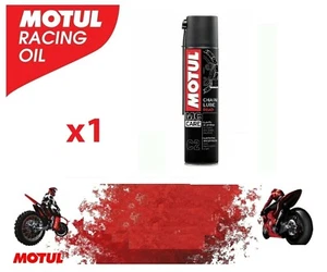 GRASSO LUBRIFICANTE SPRAY CATENA - MOTUL C2 ROAD 400ML CHAIN LUBE NO BARDAHL - Foto 1 di 5