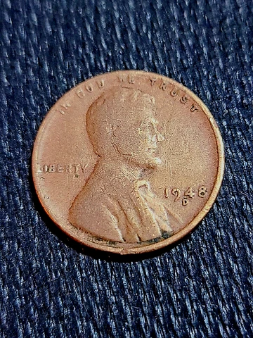 1948 D Lincoln Wheat Penny Errors Cover