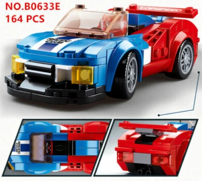 Sluban Race Car Kit Building Bricks Compatible Sports Model B0633E 164pcs - Image 1 of 2