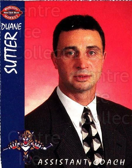1995-96 Florida Panthers Boston Market #24 Duane Sutter - Image 1 of 1
