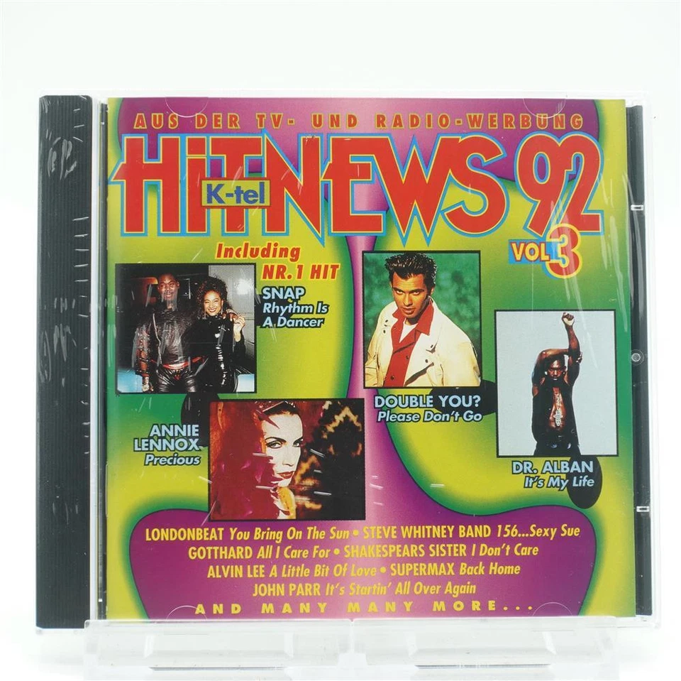 K Tel Hit News 92 Vol 3 / CD Neu - Bild 1 von 1
