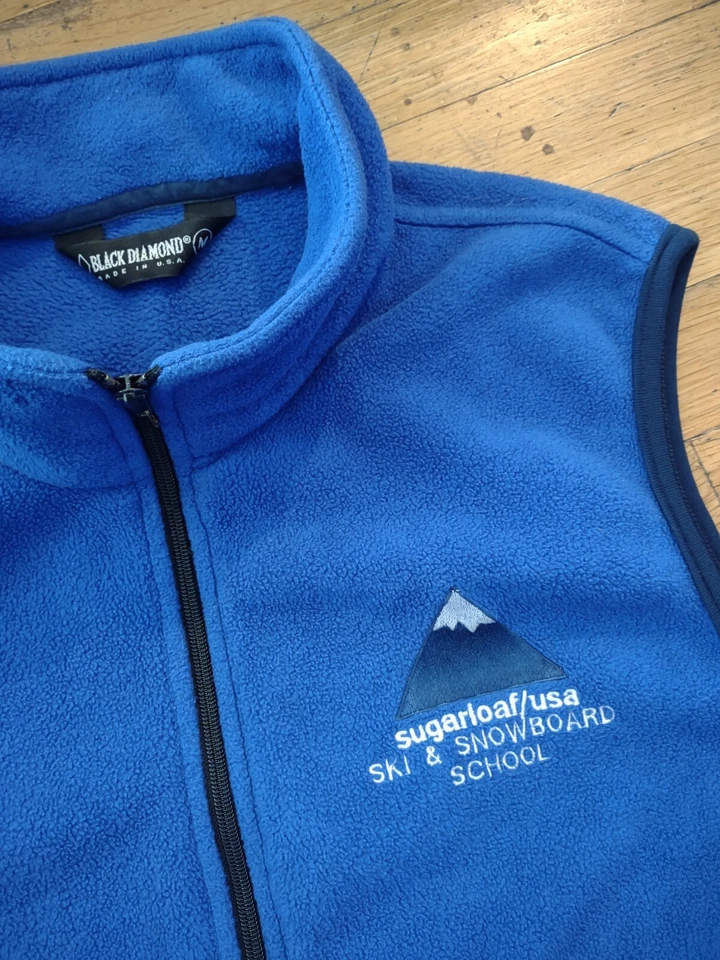 Chaqueta Chaleco Escolar Esquí Snowboard Sugarloaf EE. UU. De Colección Años 90 Por BlackDiamond EE. UU. M Foto 1 de 4