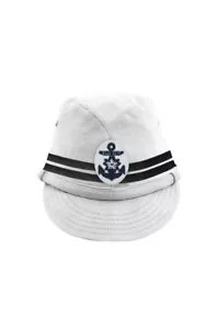 Zweiter Weltkrieg japanische IJN Navy zweiter Typ Offizier Feldkappe weiß Größe: S - Bild 1 von 2