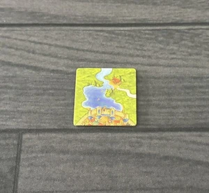 Carcassonne 20th Anniversary | River End With City Landscape Tile | Game Piece - Picture 1 of 6