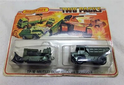 MATCHBOX TWO PACKS TP 16 - DUMP TRUCK E BULLDOZER  - Immagine 1 di 2