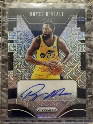 2019-20 Prizm Basketball Royce O’Neale Mojo Auto #8/25 Nets - Image 1 of 3
