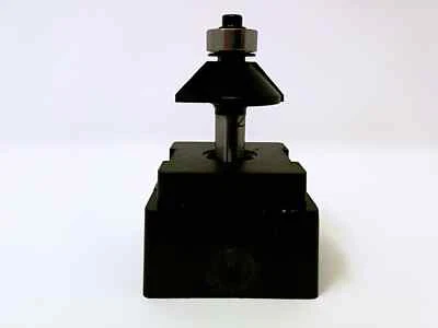 JJW-GERMANY.COM GMBH HW HM Fasefräser Z=2 D= 30 mm, 45 Grad, NL 9 mm, mit Kugellager,Schaft 8,0 mm