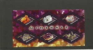 MINISHOJA DE MINERALES RUMANIA SGMS6699 MNH - Imagen 1 de 1