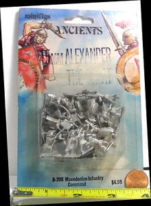 Minifiguren Ancients 15mm Alexander der Große Bleifiguren A-308 Infant Command C2L - Bild 1 von 2