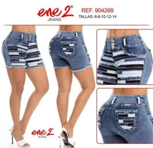 ENE 2, Authentic Colombian Push Up Short, Levanta Cola, Short - Picture 1 of 5