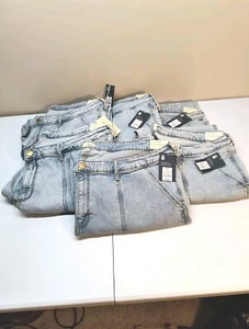 Universal Thread Women Sz 22W Slim Straight High Rise Denim Blue Jean Lot (6)New - Picture 1 of 13