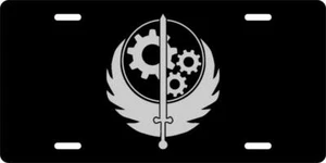 License Plate Brotherhood of Steel Auto Truck car tag Aluminum - Picture 1 of 2