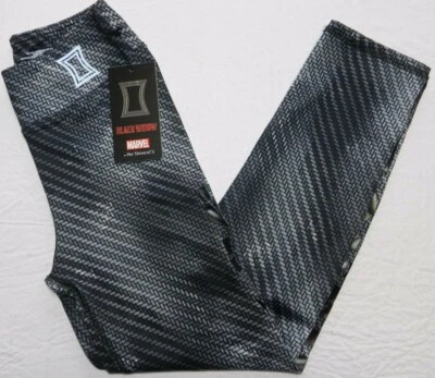 MARVEL black widow pants size XS pull on athletic NEW (km50) - Imagem 1 de 4