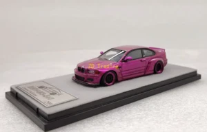 ZD QD 1:64 lila M3 CSL E46 Coupe Sportmodell Diecast Resin Auto BN - Bild 1 von 3