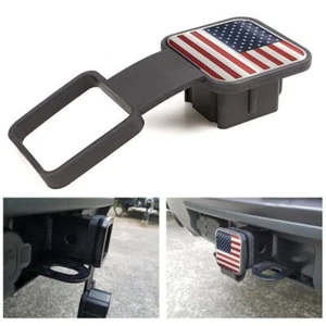 2" Trailer Hitch Receiver Cover Plug Rubber Tow Tube Cap Protector For Jeep Ford - Picture 1 of 8