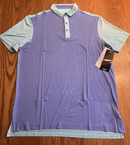 HEAD GOLF Mens Purple/Aqua S/S Polo SHIRT M L XL 2XL #1017 NWT - Picture 1 of 3