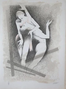 Daniel SCIORA - Estampe originale - Lithographie - La danse nu - Imagen 1 de 3