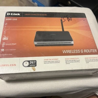 D-Link WBR-1310 54 Mbps 4-Port 10/100 Wireless G Router - Image 1 of 4