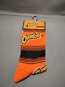 Cheetos Adult's Novelty Crew Socks Size 6-12 New - Picture 1 of 3