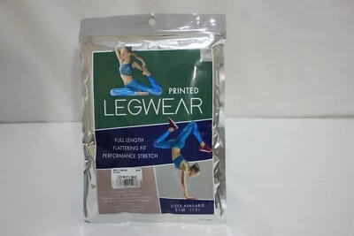 NUEVO CON ETIQUETAS Mujer Leggings Estampados Rendimiento Elastizados Prendas para las piernas Talla L/XL Multicolor Foto 1 de 4