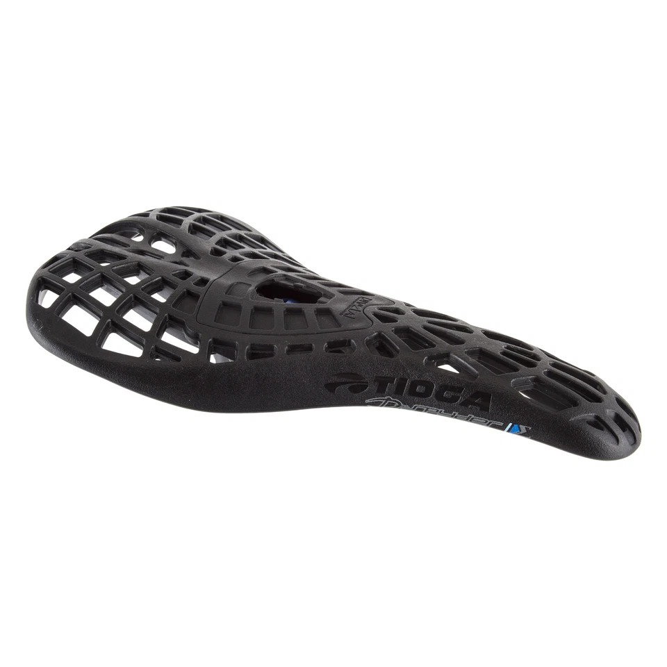 Tioga D-Spyder S-Spec BMX Seat - Pivotal Black Composite Bicycle Bike Saddle - Image 1 of 1
