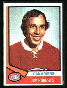 Jim Roberts 1974 Topps #78  Hockey Card
