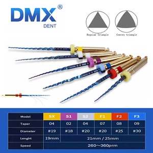 6Pcs Dental Endo Rotary Files Pro X-taper NITI root canal endodontics Files 25MM - Picture 1 of 12