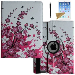 For iPad 9th 8th 7th Air 5 4 Gen 360 Rotating Smart Magnetic Case Cover Stand - Picture 1 of 27