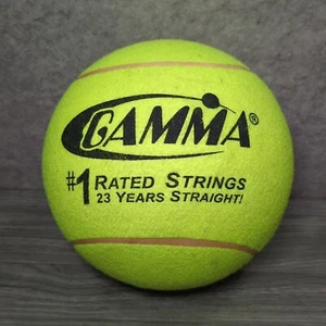 Großer Jumbo Tennisball Gamma Händler Promo unsignierte Werbung Neon 9,5" - Bild 1 von 5