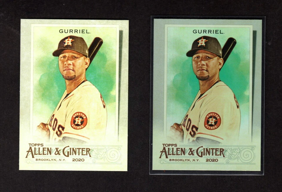YULI GURRIEL 2020 ALLEN & GINTER BASE & FOIL CARDS HOUSTON ASTROS - Image 1 of 1
