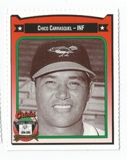1991 Crown Coca Cola Baltimore Orioles Regional Card Chico Carrasquel 1959