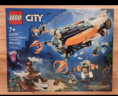 New LEGO CITY: Deep-Sea Explorer Submarine (60379) Ocean Toy Gift Ships Today - Image 1 of 4