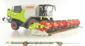 Claas Trion 720 Montana Convio 1080 Mähdrescher und Transportwagen 1:32 Wiking - Bild 1 von 1