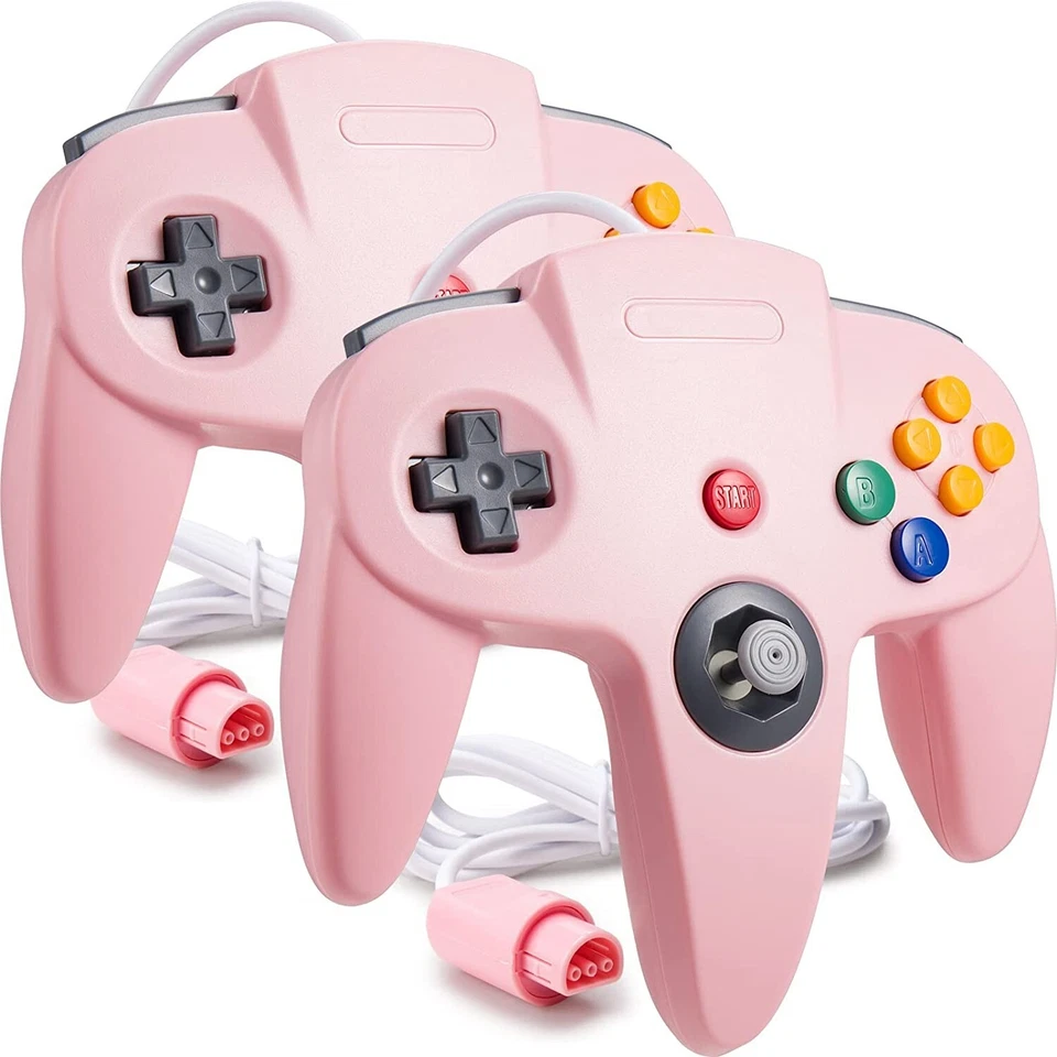 Classic N64 Controller Gamepad with Upgraded Joystick for N64 Video Games System - Image 1 of 1