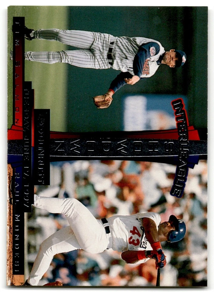 1997 Donruss Interleague Showdown Raul Mondesi/Tim Salmon Los Angeles - Image 1 of 2