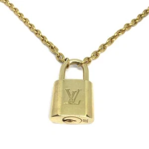 Louis Vuitton Padlock with Rolo Chain Necklace - Picture 1 of 6