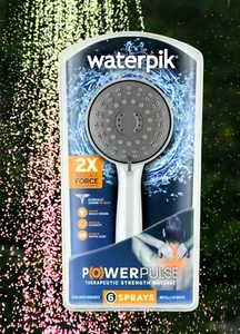 Waterpik 6 Mode Powerpulse Therapeutic Massage Showerhead  2X Massage Force - Picture 1 of 1