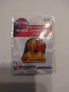 Detroit Pistons Tayshaun Prince 2005 World Champions Pin Collection - Bild 1 von 2