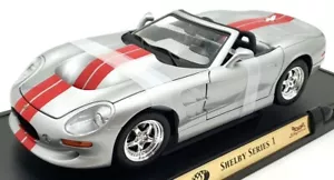 Road Signature 1/18 Scale Diecast 92428 - Shelby Series 1 - Silver - Picture 1 of 5