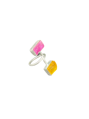 Moda Positano Gioielli - Collezione Zaffiro - Ag 925 con Rubino e Quarzo Citrino - Immagine 1 di 4